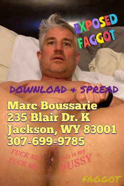 Exposed Faggot Forever Mark Boussarie