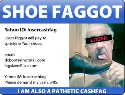Shoe faggot for Your use!
