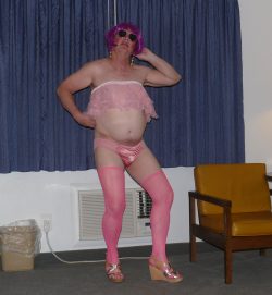 miss pink sissy fag