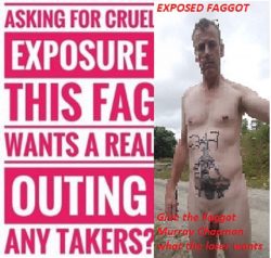 Outed and Exposed Faggot Murray Chapman