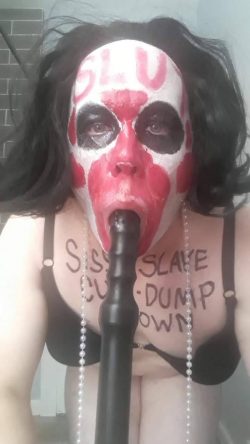 sissy faggot clown slave slut