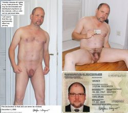 Ex exposer Stefan Wagner now exposed naked and named with ID. Please repin!