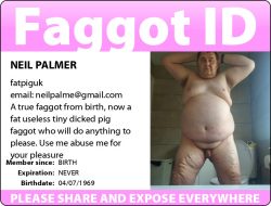 My faggot card