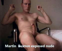 Martin Buxton trying not to jerk off