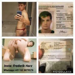 German naked exposure fag Frederik Harz