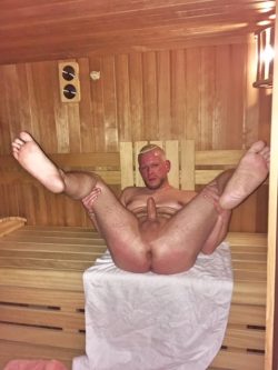Made myself available at Sauna