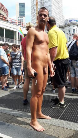 naked in public
