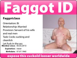 exposed Faggot!