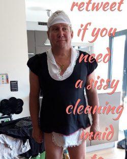 For sure, you can clean at my place!