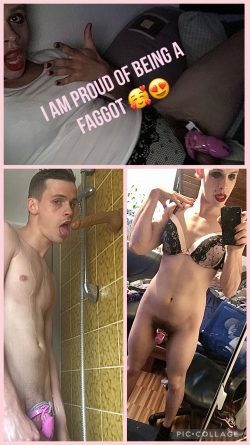 Sexy fag knowing his role