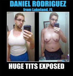 DANIEL RODRIGUEZ HUGE TITS EXPOSED