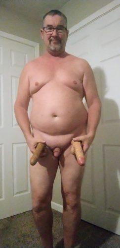 Enjoys being plastered naked with his ass toys on the internet