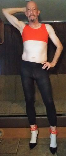 Put on a little skirt and i’m ready to go out! Andrew Brown Exposed Faggot