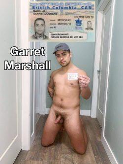 Garret Marshall naked and ready to be ruined