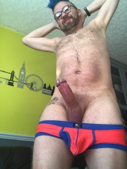 Benjamin Smith with his underpants down & penis exposed