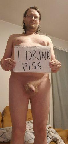 Fat ugly piss drinking loser