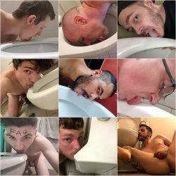 Toilet fags collage 