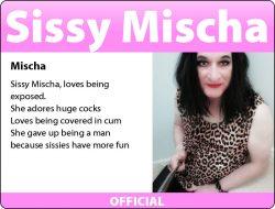 Sissy mischa loves cock