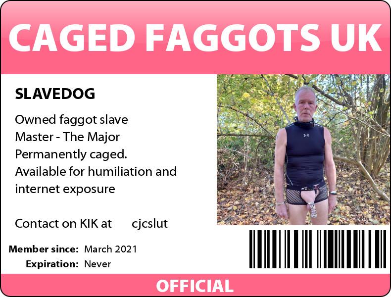 Exposed on the orders of The Major to widen my faggot exposure 