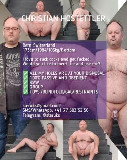 Fag Christian Hostettler at your service