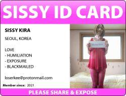 #exposed #sissy #idcard