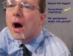 Exposed faggot Georg Kaiser
