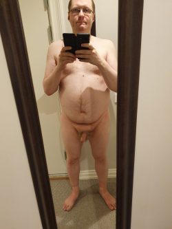 Fat naked loser