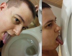 Licking Toilet Fag
