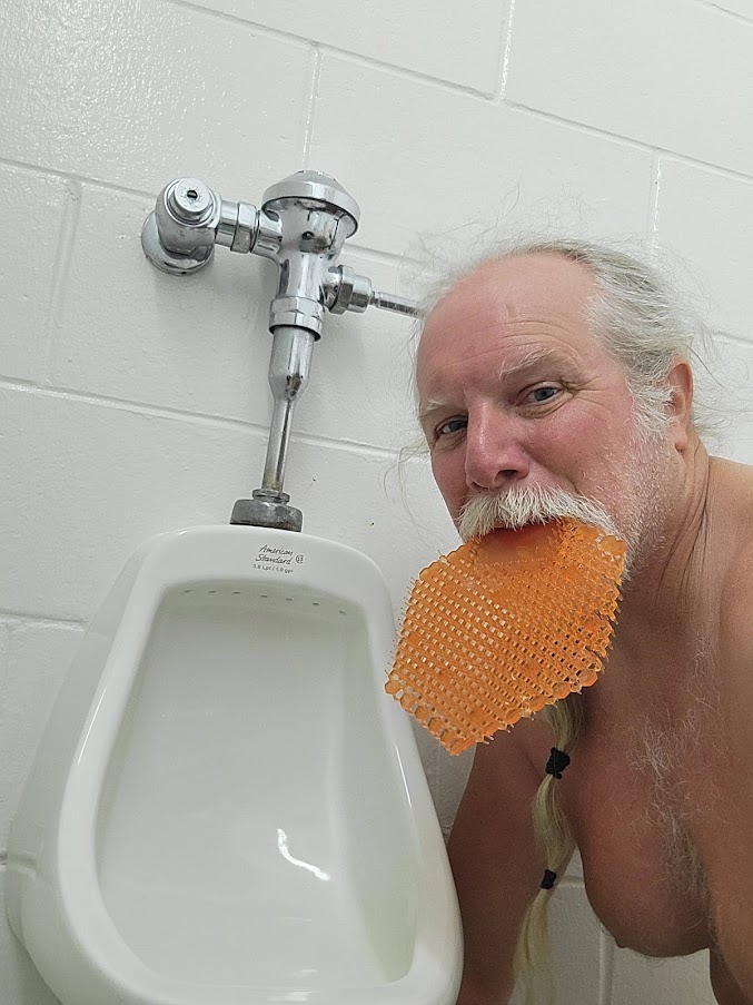 Guy trepanier cleanning toilet Dirty Faggot from Canada