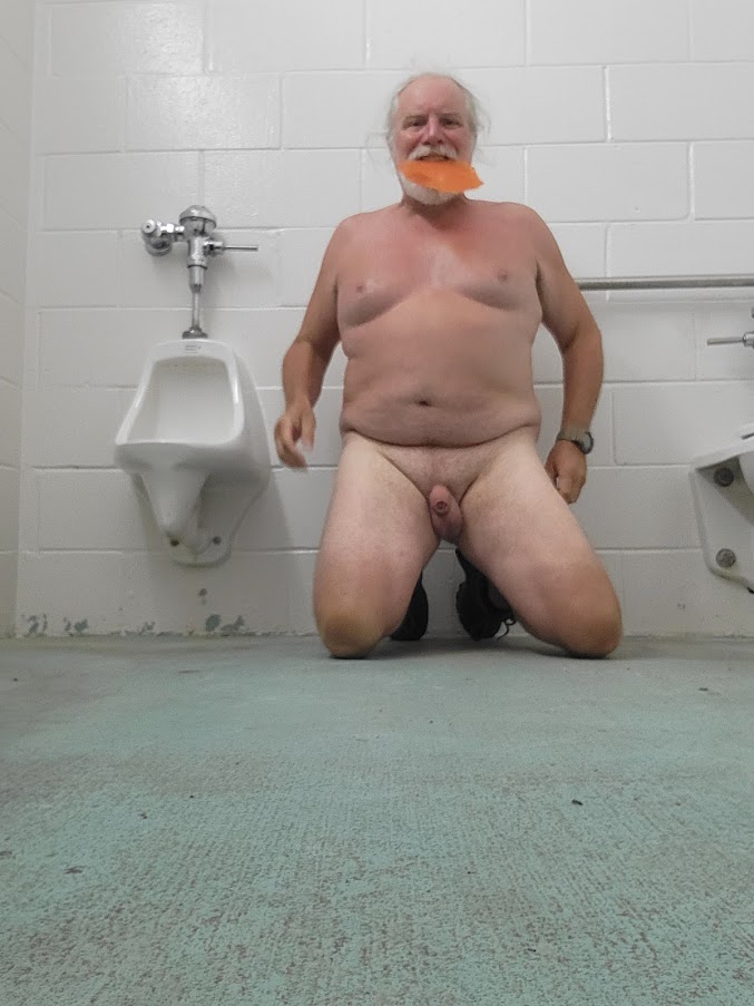 Guy trepanier cleanning toilet Dirty Faggot from Canada