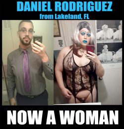 DANIEL RODRIGUEZ LOSER SISSY WOMAN TRANSFORMATION