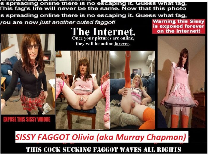 Exposure is permanent once sissy exposed faggot Murray Chapman, Regret and humiliation are here  ...