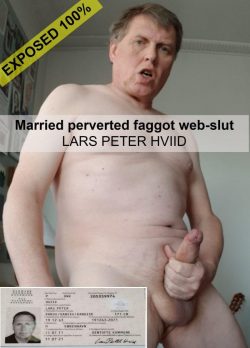 Faggot Lars Hviid gets a hard exposeure 100%