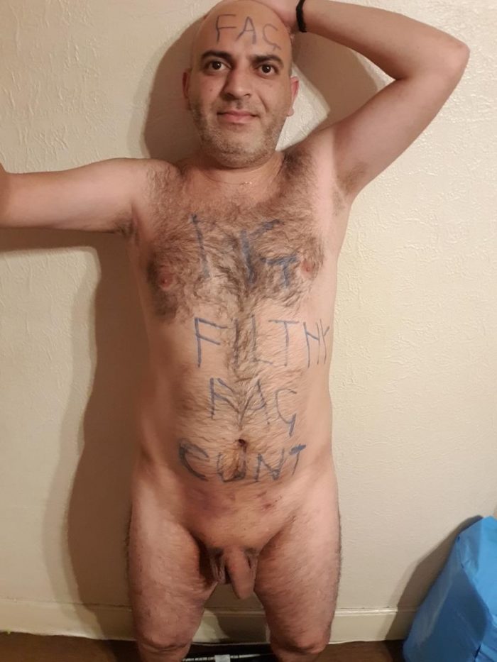 Faggot George Bodywriting