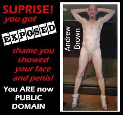 Andrew Brown Exposed Faggot Public Domain to be Shared