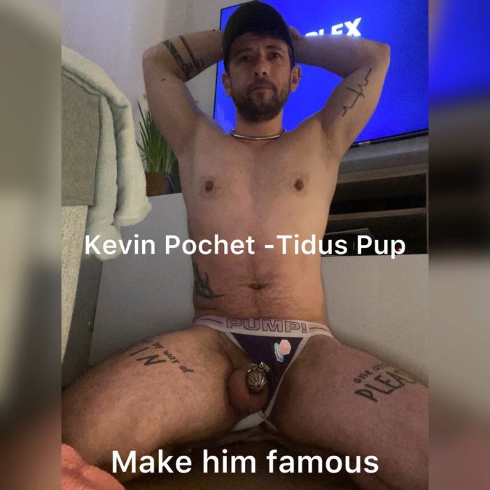 Kevin Pochet ID and dropbox link available to someone ready to expose and humiliate this fag