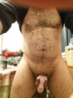 Faggot George Pegged for Dirty Dom
