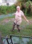 Fairy loves to dance and prance around outdoors naked