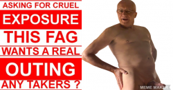 Christian Loucq asking for cruel exposure make sur this fag will spread all over the web