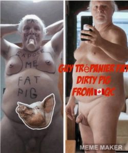 Guy TREPANIER fat pig stupid loser from Qc Canada