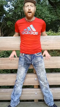 Faggot in Piss Soaked Jeans