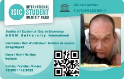 ISIC International Student Identy Card of @BDSM_University