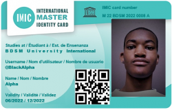 IMIC International Master Identy Card Eigentümer des Fag Objekt
