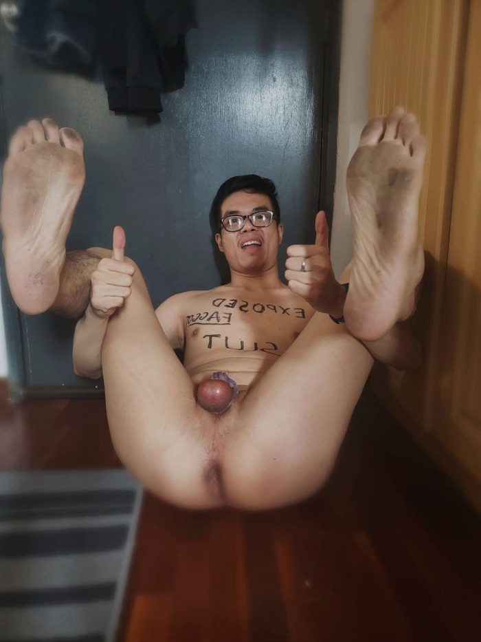 Shameless Asian faggot cock sucker. Share and spread him #Faggot #Exposed #Asian #Timmy