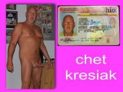 Chet Kresiak exposed with ID