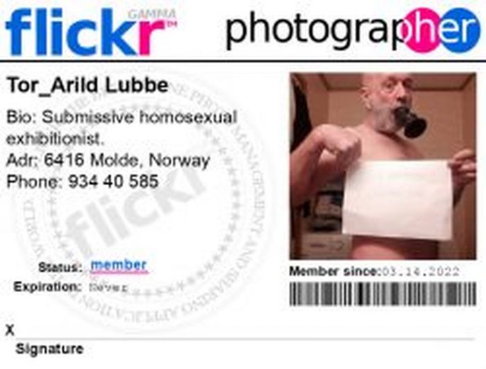 Tor-Arild Lübbe the norwegian faggot