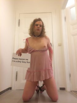 Sissy Slut Dana will post all her slutty pics on toplosers now… “Please expose Sissy ...