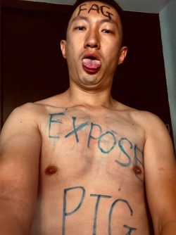 Exposed Asian Faggot DM telegram @ @DMXH5 Recording addict No limit
