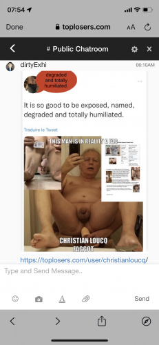 christian loucq wants and deserves public exposure