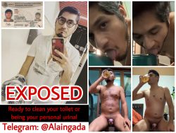 Alain Rangel Naked – EXPOSED URINAL
